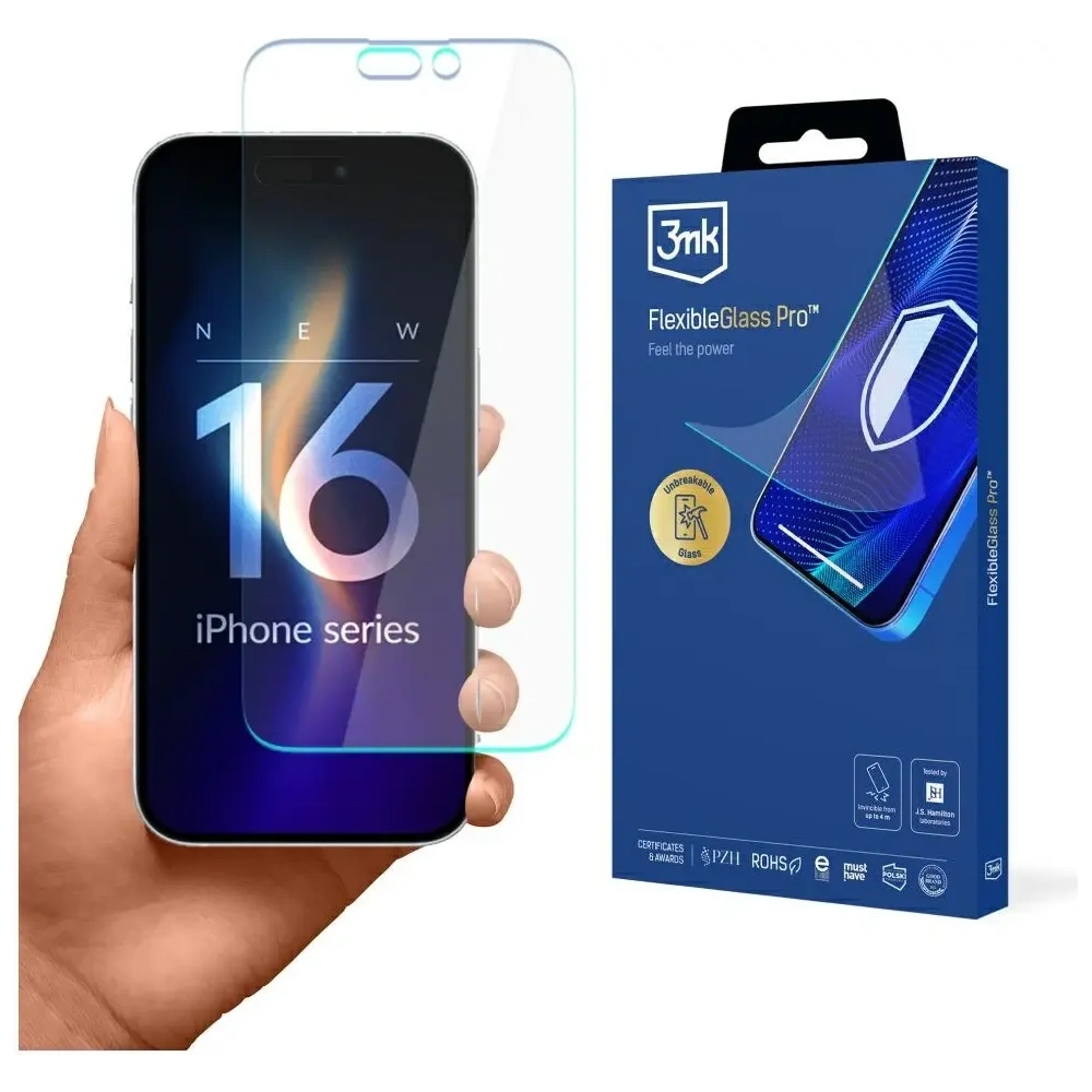 Hurtownia GSM - Szkło hybrydowe 3MK FlexibleGlass Pro do Apple iPhone 16 Pro - 3MK16578 - {ean13} - Hurt